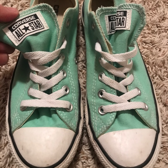 Turquoise Converse - Picture 1 of 4